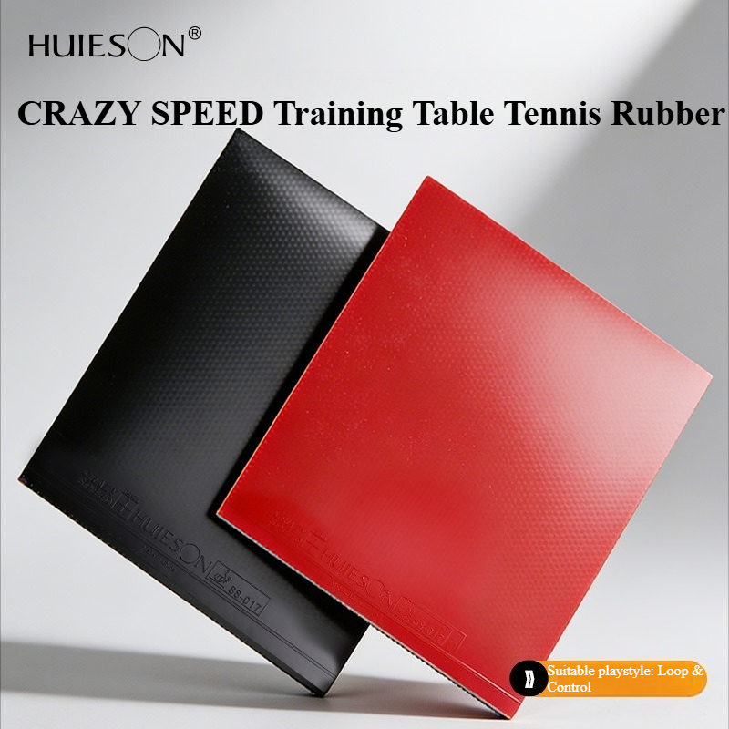Table Tennis Rubber - Huieson CRAZY SPEED Tafeltennisrubber met noppen