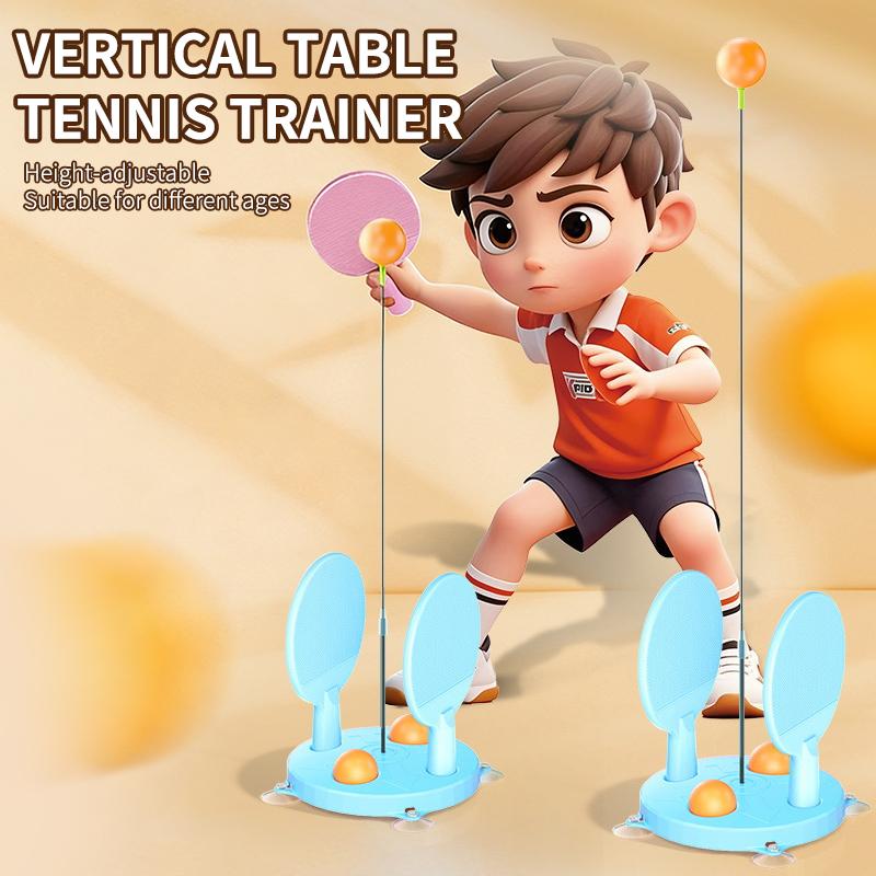 Table Tennis Kids - Tafeltennis oefenapparaat Vast zelfspelend ping-pong trainingsapparaat