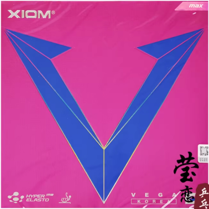 Table Tennis Xiom - XIOM VEGA KOREA 79-076 tafeltennisrubber, niet-kleverig,