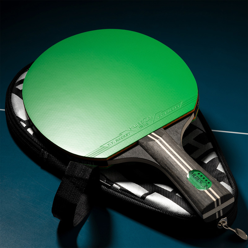 Table Tennis Xiom - HUIESON 5-sterren kleurrijke tafeltennisracketset met draagtas