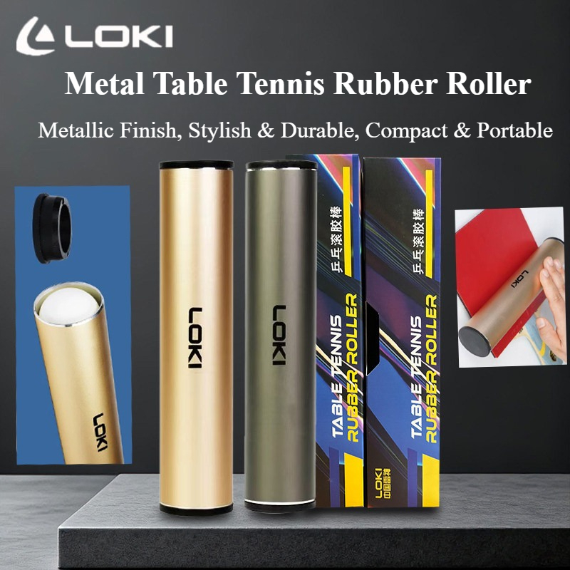 Table Tennis Loki - LOKI Metalen Tafeltennis Rubber Roller Ball