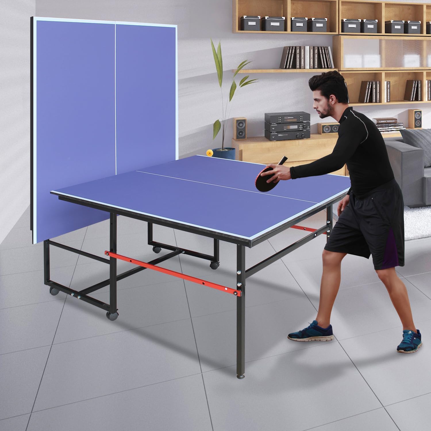 8 ft draagbare pingpongtafel,  - Table Tennis Net Set recensie en prijs