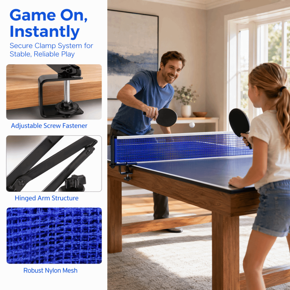 Professioneel nylon tafeltenni - Table Tennis Net Set recensie en prijs