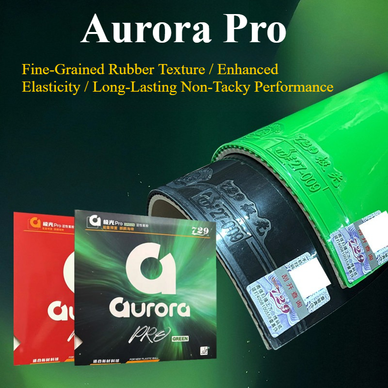 729 Friendship Aurora Pro Gree - Table Tennis Rubber recensie en prijs