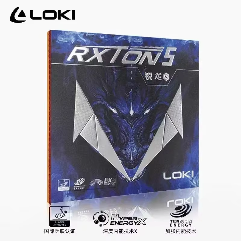 LOKI RXTON 5 Tafeltennisrubber - Table Tennis Loki recensie en prijs